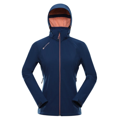 Kurtka damska wiatroodporna softshell  granatowa