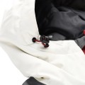 Kurtka męska snowboardowa biało bordowa