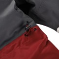 Kurtka męska snowboardowa biało bordowa