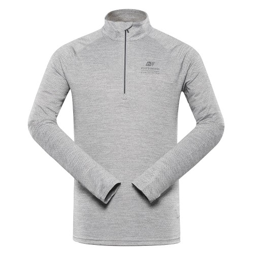Bluza męska sportowa szybkoschnąca szara
