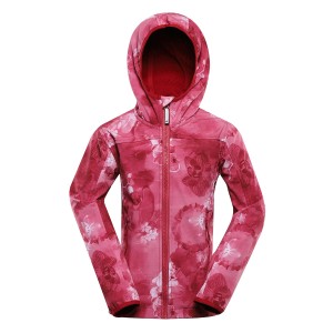 Kurtka dziecięca wiatroodporna softshell windbarrier 8000 Hooro