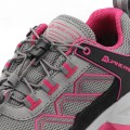 Buty dziecięce turystyczne niskie Renso szaro-różowe