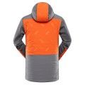 Bluza męska trekkingowa z kapturem Gomar pomarańczowa