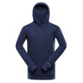 Bluza męska dresowa kangurka Malm niebieska