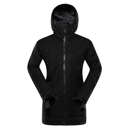 kurtka snowboardowa damska czarna