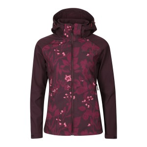 Softshell damski trekkingowy Hoora fioletowy