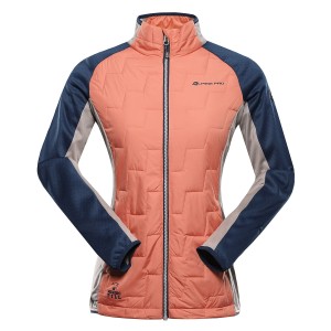 Bluza damska sportowa z wełną merino Jorwa pomarańczowa