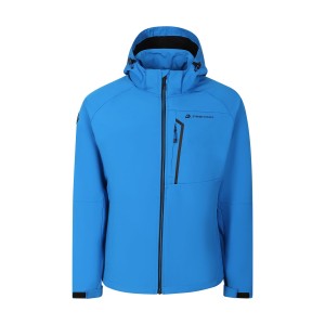 Softshell męski trekkingowy Hoor niebieski