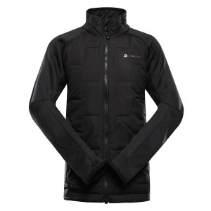 Bluza dziecięca sportowa z wełną merino Jorwo 2 czarna