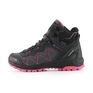 Buty wysokie trekkingowe Cerne 2 szaro-różowe