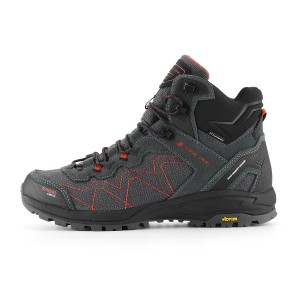 Buty wysokie trekkingowe Cerne 2 szaro-czerwone
