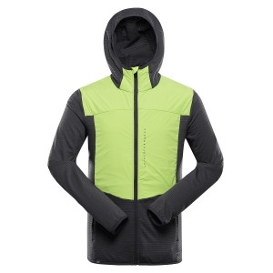 Bluza męska trekkingowa z kapturem Zoll zielona