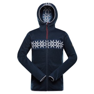 Bluza męska polarowa z kapturem Nores