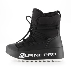 Buty damskie zimowe ocieplane Priba czarne