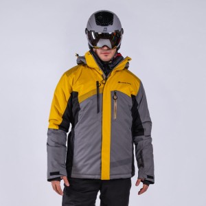 Kurtka męska narciarska snowboardowa Dear 2 żółta