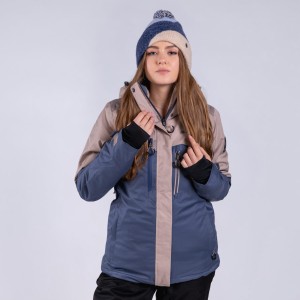 Kurtka damska narciarska snowboardowa Deara 2 beżowa
