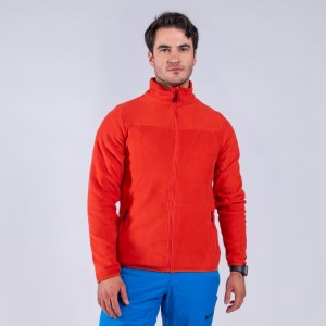 Bluza męska polarowa Sius 3 ceglana