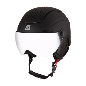 Kask narciarski snowboardowy z wizjerem Zewede czarny