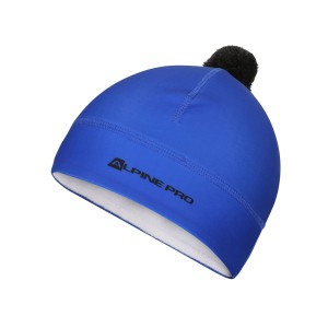 Czapka sportowa z pomponem Abere niebieska