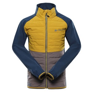 Bluza dziecięca sportowa z wełną merino Gerlo żółta