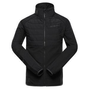 Bluza męska sportowa z wełną merino Gerl czarna