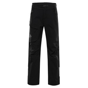 Spodnie dziecięce trekkingowe softshell  Atemo czarne