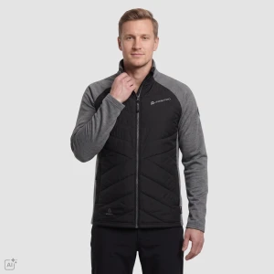 Bluza męska sportowa z wełną Jorw 2 czarna