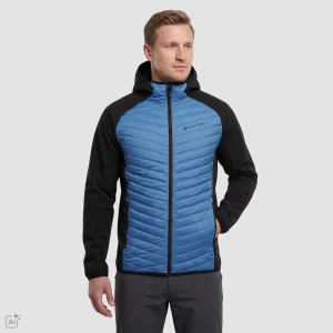 Bluza męska hybrydowa sportowa Norn niebieska