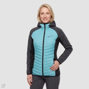 Bluza damska hybrydowa sportowa Norna niebieska