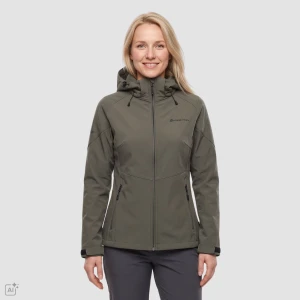 Softshell damski trekkingowy Hoora 2 zielony