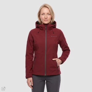Softshell damski trekkingowy Hoora 2 czerwony
