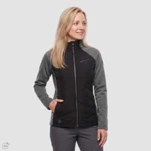 Bluza damska sportowa z wełną Jorwa 2 czarna