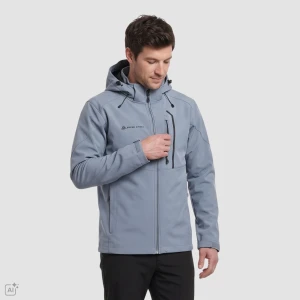 Softshell męski trekkingowy Hoor 2 szaroniebieski