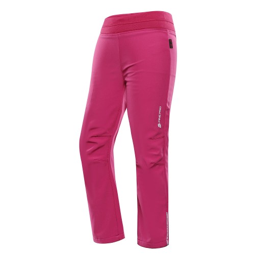 Dziecięce spodnie softshell zielone