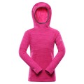 Dziecięca sportowa bluza z kapturem różowa