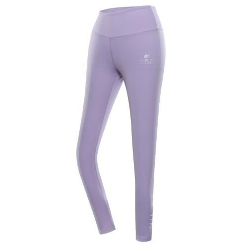 Legginsy sportowe damskie fioletowe