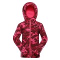 Kurtka trekkingowa dziecięca softshell różowa
